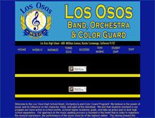 Tablet Screenshot of losososbands.org